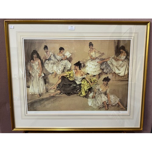 316 - A Sir William Russell Flint limited edition print, Variations 111, 597/850, framed