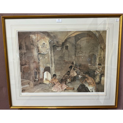 319 - A Sir William Russell Flint limited edition print, Symposium of Lucenay, no. 119/850, framed