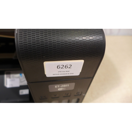 6262 - Epson Et-2811 Ink Jet Printer, Original RRP £119.99 + Vat *This Item Is Subject To Vat (327A-74)