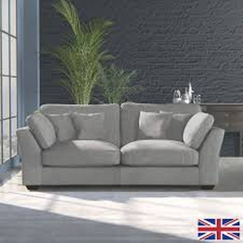 1450 - Selsey 3 Seater Titanium  Fabric Sofa, Original RRP £833.33 + Vat (4209-31) *This lot is subject to ... 