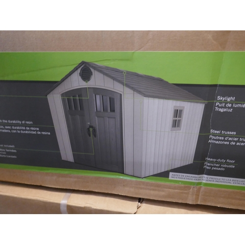 1442 - Lifetime 8X10Ft Shed - Grey , Original RRP £1083.33 + Vat - sealed boxes (4209-28) *This lot is subj... 