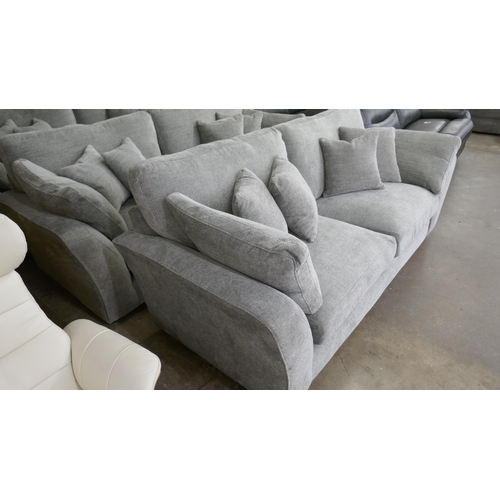 1450 - Selsey 3 Seater Titanium  Fabric Sofa, Original RRP £833.33 + Vat (4209-31) *This lot is subject to ... 