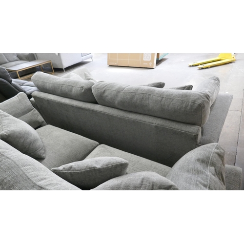 1450 - Selsey 3 Seater Titanium  Fabric Sofa, Original RRP £833.33 + Vat (4209-31) *This lot is subject to ... 