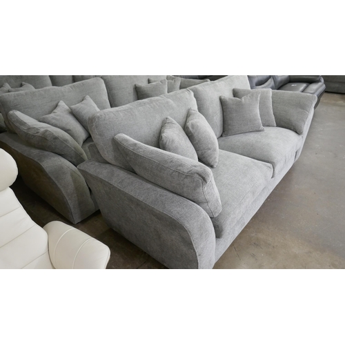 1451 - Selsey 3 Seater Titanium  Fabric Sofa, Original RRP £833.33 + Vat (4209-32) *This lot is subject to ... 