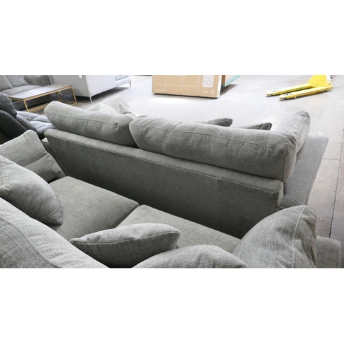 1452 - Selsey 3 Seater Titanium  Fabric Sofa, Original RRP £833.33 + Vat (4209-33) *This lot is subject to ... 