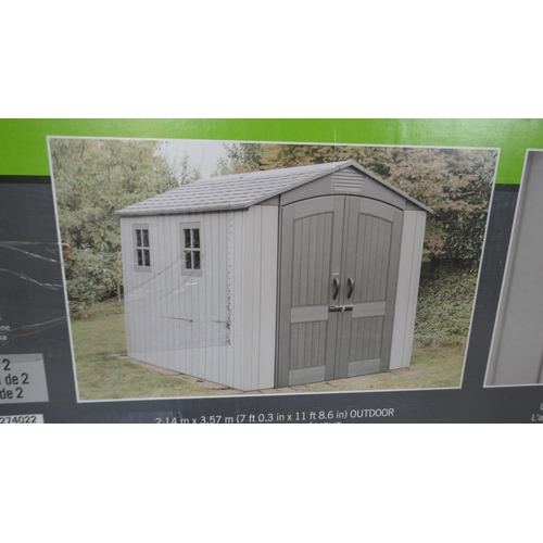 1462 - Lifetime Shed 7 X 12Ft, Original RRP £1041.66 + Vat (4209-16) - damaged packaging *This lot is subje... 