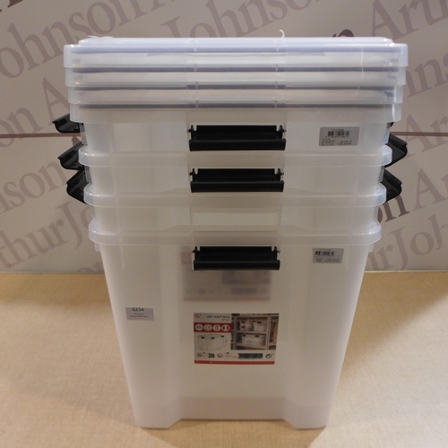 6254 - Iris 70L Storage Boxes *This Item Is Subject To Vat (327A-85)