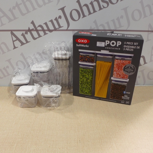 6280 - Oxo Pop Storage Container Set *This Item Is Subject To Vat (327A-395)