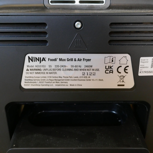 6004 - Ninja Foodi Grill & Airfryer  - This Lot Requires A Uk Adaptor, Original Rrp £163.02 + Vat (331-140)... 