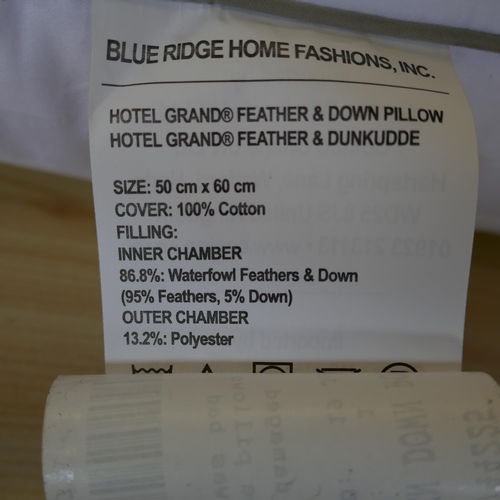 6012 - Hotel Grand Down Roll Pillows (331-141)   * This Lot Is Subject To Vat