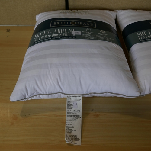 6025 - Hotel Grand Down Roll Pillows  (331-38)   * This Lot Is Subject To Vat