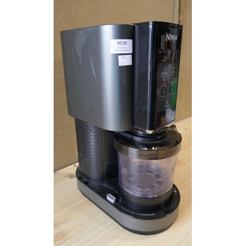 6038 - Ninja Ice Cream Maker  - This Lot Requires A Uk Adaptor, Original Rrp £163.02 + Vat (331-74)   * Thi... 