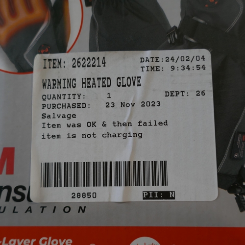 6042 - Pair Of Warming Heated Gloves     (331-73)   * This Lot Is Subject To Vat