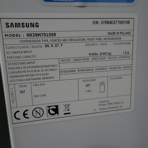 6054 - Samsung 387L Tower Fridge - Model RR39M701059, This Lot Requires A Uk Adaptor, Original Rrp £483.14 ... 