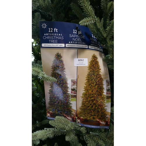 6062 - 12ft / 3.6M Micro LED Christmas Tree  - This Lot Requires A Uk Adaptor, Original Rrp £1147.54 + Vat(... 