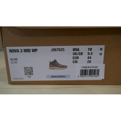 6064 - 12 Pairs Of Merrell Nova 3 Mid Walking Boots ( inc 6x size UK 9.5 / 6x Size UK 10.5 )(321-600) *This... 