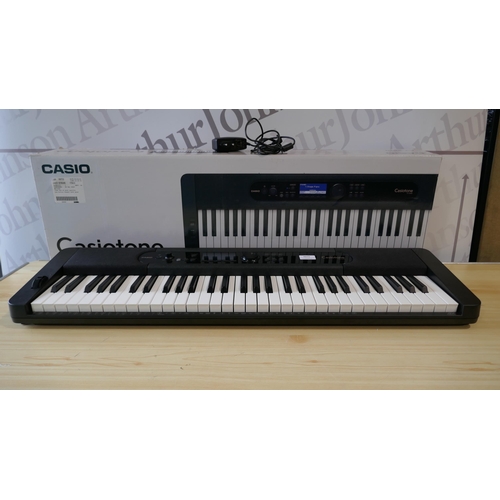 6075 - Casio Cts410 Keyboard  - Model Cts410  - This Lot Requires A Uk Adaptor, Original Rrp £169.06 + Vat ... 