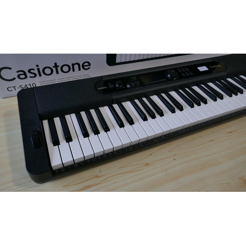 6075 - Casio Cts410 Keyboard  - Model Cts410  - This Lot Requires A Uk Adaptor, Original Rrp £169.06 + Vat ... 