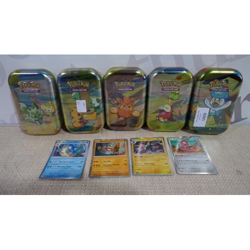 6085 - Pokemon Mini Tins (331-195)   * This Lot Is Subject To Vat