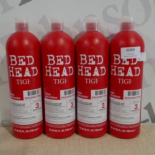 6089 - 4 x Tigi Bed Head S&C Resurrection(331-223)   * This Lot Is Subject To Vat