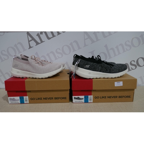 6092 - Two pairs of Mixed Skecher Trainers ( Both Uk Size 7) (331-612) *This lot is subject to Vat