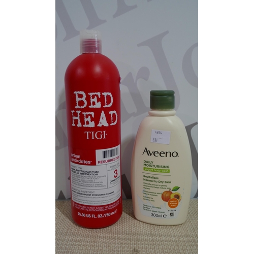 6097 - Fgx Mens Reading Glasses, Aveeno Bodywash, Tigi Bed Head S&C Resurr, Evoluderm Argan Shower gel (331... 