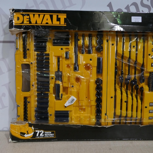 6116 - Dewalt Mechanics Set - Incomplete *This Item Is Subject To Vat (327A-101)