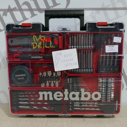 6128 - Metabo Hammer Drill Box With Accessories ( No Drill / Battery / Charger) (331-120)   * This Lot Is S... 