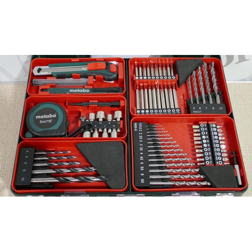 6128 - Metabo Hammer Drill Box With Accessories ( No Drill / Battery / Charger) (331-120)   * This Lot Is S... 