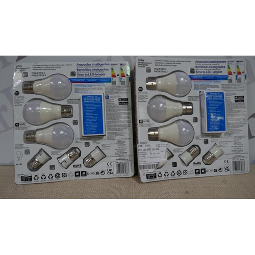 6129 - 2 x Feit Led Smart A60 Wi-Fi Bulbs*This Item Is Subject To Vat (327A-316,317)