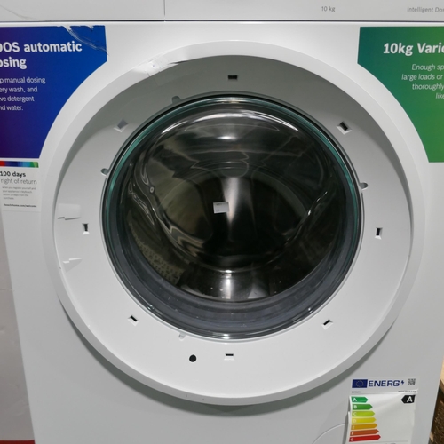 6335 - Bosch Series 6 Washing Machine  - Damaged Door    - This Lot Requires A Uk Adaptor, Original Rrp £50... 