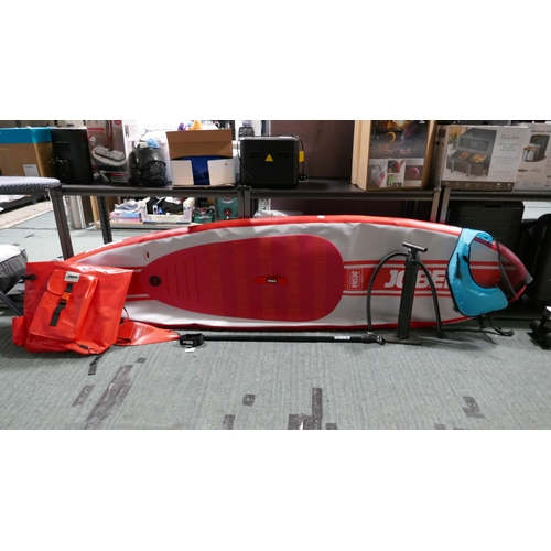 6353 - Jobe Aero Paddle Board With Bag, Pump, Etc, Original RRP £316.66 + Vat *This Item Is Subject To Vat ... 