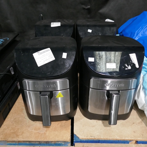 6363 - Four Gourmia Air Fryer's 7Qt - Sold As Scrap (325-230) This lot is subject to vat