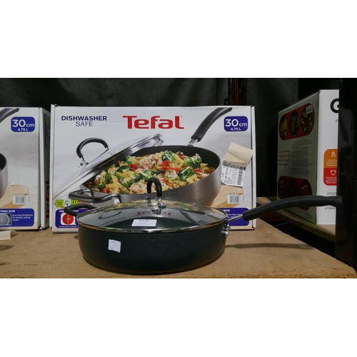 6370 - Tefal Deep Saute Pan 4.7L, Original Rrp £108.48 + Vat (331-156)   * This Lot Is Subject To Vat