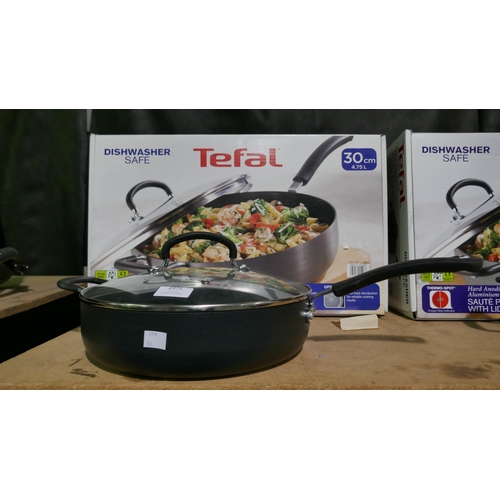 6371 - Tefal Deep Saute Pan 4.7L, Original Rrp £108.48 + Vat (331-155)   * This Lot Is Subject To Vat