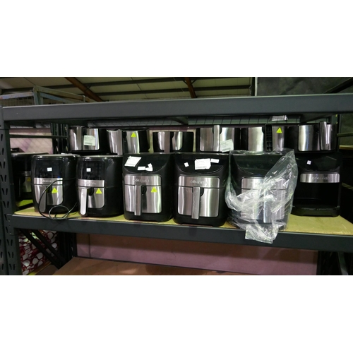 6387 - 11 x Gourmia Air Fryers 7Qt - Sold As Scrap (326A - 105) *This lot is subject to VAT