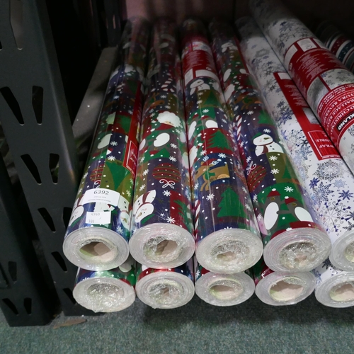 6392 - 8x Rolls Of Festive Wrapping Paper   (331-279)   * This Lot Is Subject To Vat