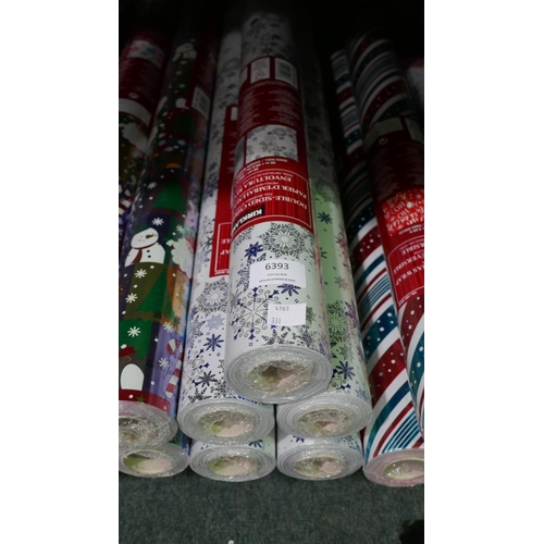 6393 - 5 Rolls Of Festive Wrapping Paper (331-280)   * This Lot Is Subject To Vat