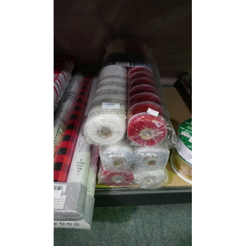 6399 - 3 Packs Of Decorative Mesh Ribbon   (331-150)   * This Lot Is Subject To Vat