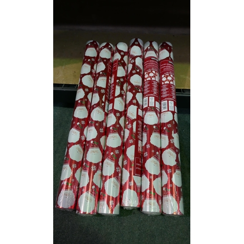 6406 - 6x Rolls Of Festive Wrapping Paper      (331-230)   * This Lot Is Subject To Vat