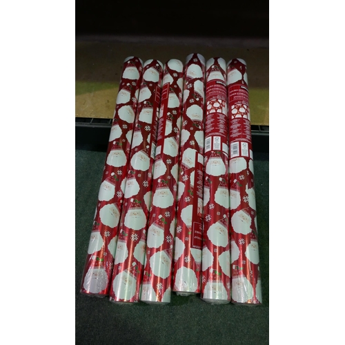 6408 - 6x Rolls Of Festive Wrapping Paper      (331-232)   * This Lot Is Subject To Vat