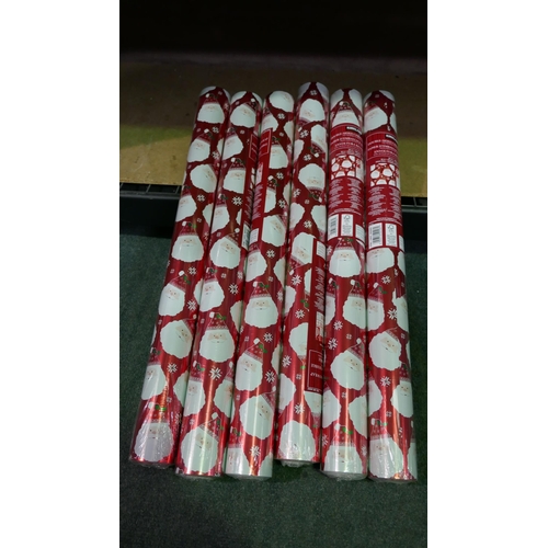 6410 - 6x Rolls Of Festive Wrapping Paper       (331-234)   * This Lot Is Subject To Vat