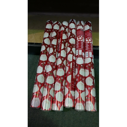 6411 - 6x Rolls Of Festive Wrapping Paper     (331-235)   * This Lot Is Subject To Vat