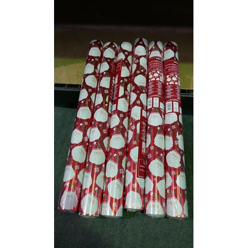 6412 - 6x Rolls Of Festive Wrapping Paper        (331-236)   * This Lot Is Subject To Vat