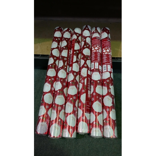 6422 - 6x Rolls Of Festive Wrapping Paper      (331-246)   * This Lot Is Subject To Vat