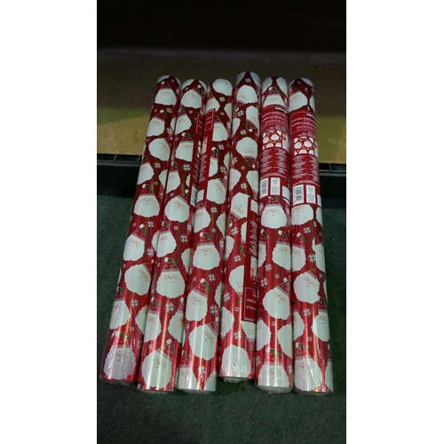 6423 - 6x Rolls Of Festive Wrapping Paper      (331-247)   * This Lot Is Subject To Vat