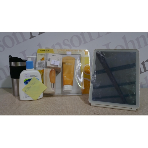 6147 - Frudia Citrus Brightening Kit, Sensse Led Mirror, Cetaphil Lotion (331-125,126,142)   * This Lot Is ... 