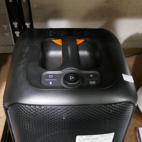 6186 - Jbl Partybox Encore Speaker With Microphone , Original RRP £199.99 + Vat *This Item Is Subject To Va... 