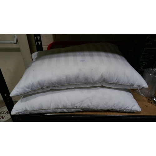 6203 - Hotel Grand Down Roll jumbo Pillows *This Item Is Subject To Vat (327A-347)