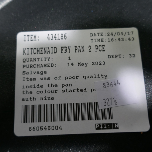 6231 - Kitchenaid Hard Anodised Frying Pans, Circulon Roaster & Rack *This Item Is Subject To Vat (327A-212... 